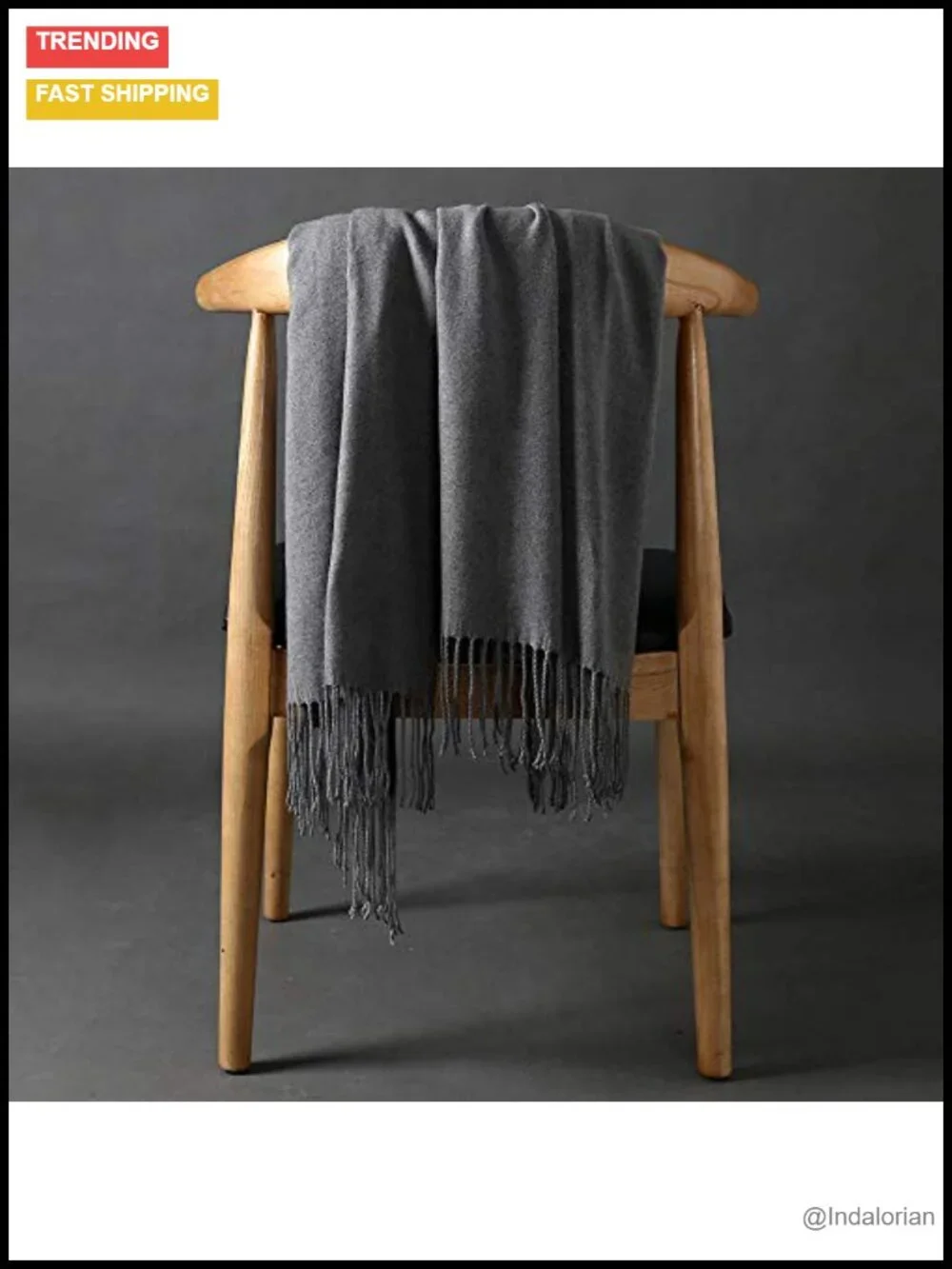 Thick Oversized Pashmina Shawl Wrap Wool Blanket Extra Large Winter Warm Scarf